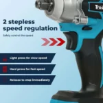 Cordless Impact Wrench – Brushless High Torque Electric Rattle Gun (Makita Battery Compatible) - Image 3