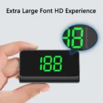 Digital GPS Speedometer HUD Head Up Display – Universal Car & Truck, No Skip Speed - Image 3