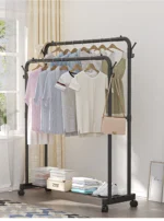 Double Layer Clothes Drying Rack – Floor to Ceiling, Indoor/Outdoor - Image 7