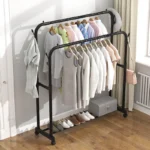 Double Layer Clothes Drying Rack – Floor to Ceiling, Indoor/Outdoor - Image 8
