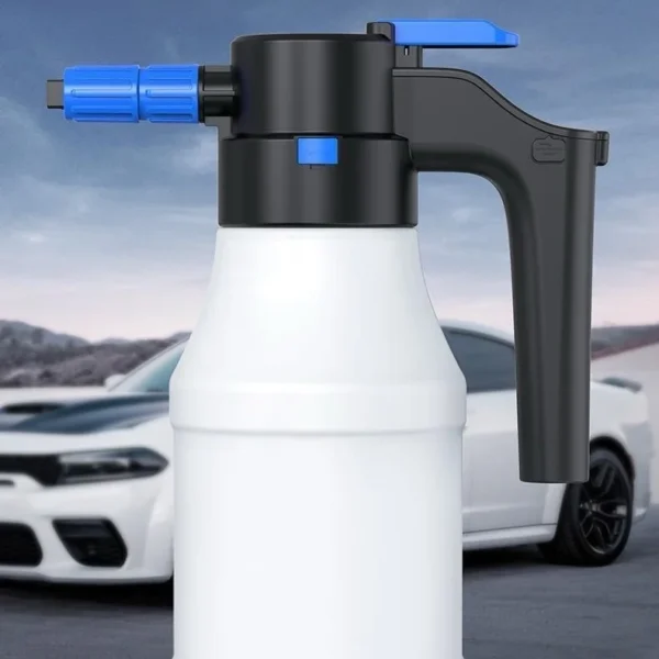 1.5L Electric Foam Sprayer Car Wash Cleaning Gun – Rechargeable Portable