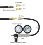 Engine Compression Test & Leak Down Detector Kit – Automotive Cylinder Diagnosis - Image 5