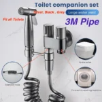 3M Pipe Handheld Bidet Sprayer for Toilet, Bathroom Use Stainless Steel Australian Standard