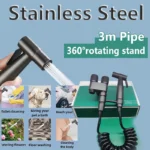 3M Pipe Handheld Bidet Sprayer for Toilet, Bathroom Use Stainless Steel Australian Standard - Image 3