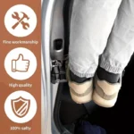 Foldable Car Doorstep Ladder – Dual Foot Standing, Aluminum Alloy, 250kg Load - Image 8