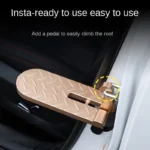 Foldable Car Doorstep Ladder – Dual Foot Standing, Aluminum Alloy, 250kg Load - Image 2