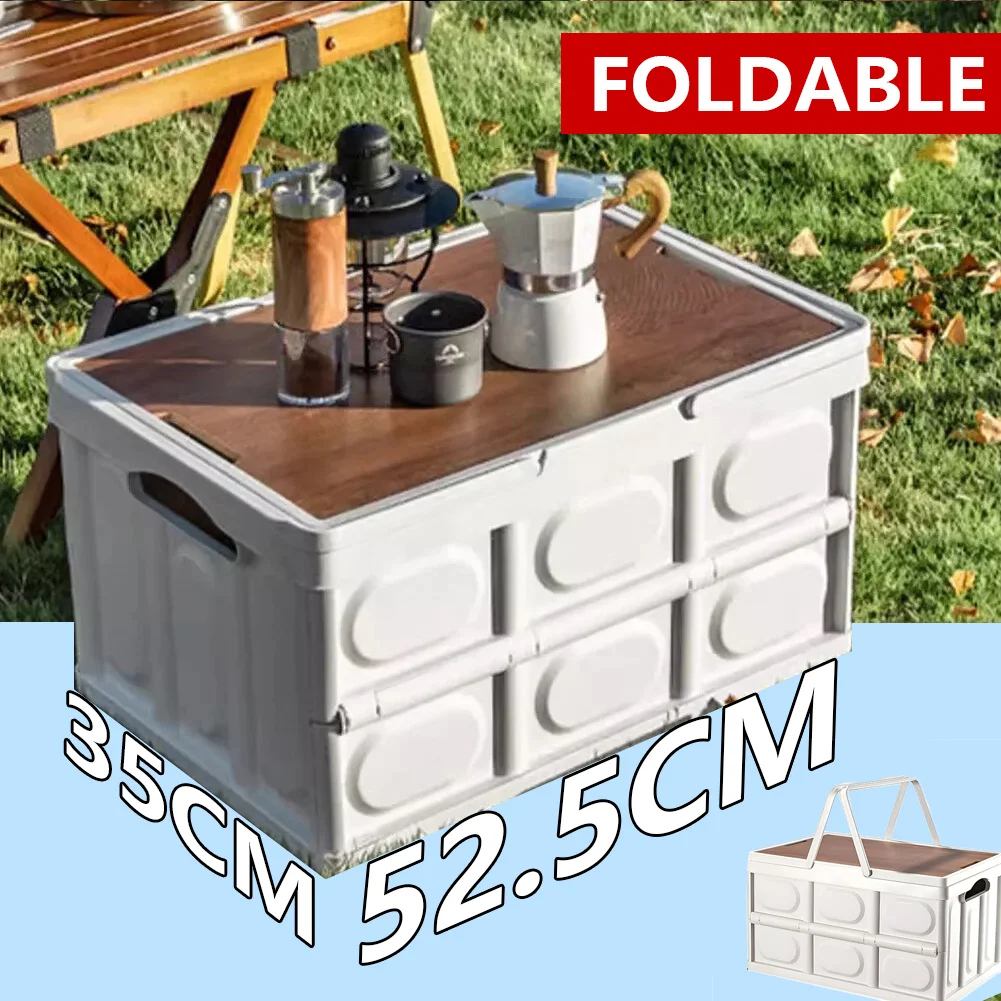 foldable-picnic-basket-storage-box1 Picnic Basket & Camping Storage Box – Foldable, Portable, Stackable - Image 1