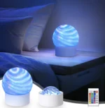 Galaxy Mood Lamp with Remote – Starry Night Projector for Kids, Bedroom, Party & Holidays