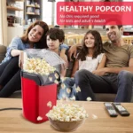 Mini Electric Popcorn Maker – Healthy Oil-Free Air Popper for Home Use