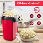Mini Electric Popcorn Maker – Healthy Oil-Free Air Popper for Home Use - Image 10