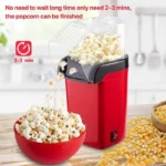 Mini Electric Popcorn Maker – Healthy Oil-Free Air Popper for Home Use - Image 2