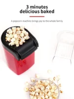 Mini Electric Popcorn Maker – Healthy Oil-Free Air Popper for Home Use - Image 8