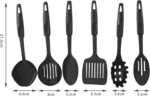 Non-Stick Cookware Set, Portable Lightweight Cast Iron Pots and Pans with Glass Lids and Nylon Utensils - Image 3