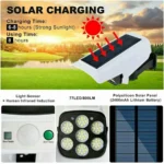 Outdoor Solar Dummy Camera with LED Security Light - Image 11