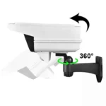 Outdoor Solar Dummy Camera with LED Security Light - Image 3