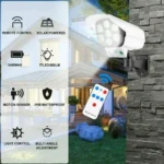Outdoor Solar Dummy Camera with LED Security Light - Image 8
