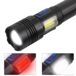 P70 Tactical Flashlight – Dual-Core XHP70 + COB LED, Zoom, 18650 Rechargeable, Waterproof & Anti-Drop - Image 10