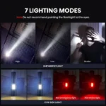 P70 Tactical Flashlight – Dual-Core XHP70 + COB LED, Zoom, 18650 Rechargeable, Waterproof & Anti-Drop - Image 6