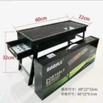 Portable Folding BBQ Grill – Outdoor Charcoal Stove for Picnic & Camping