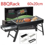 Portable Folding BBQ Grill – Outdoor Charcoal Stove for Picnic & Camping - Image 4