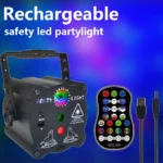 Portable USB Rechargeable Party Light – Mini Disco Laser Projector