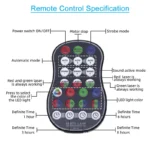 Portable USB Rechargeable Party Light – Mini Disco Laser Projector - Image 2