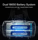 Outdoor Waterproof Rechargeable Head-Mounted Headlamp – P50 LED with Variable Zoom - Image 10