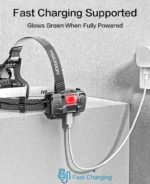 Outdoor Waterproof Rechargeable Head-Mounted Headlamp – P50 LED with Variable Zoom - Image 3