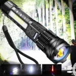 Rechargeable LED Flashlight – High Lumens, Waterproof, Zoomable, 7 Modes