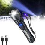 Rechargeable LED Flashlight – High Lumens, Waterproof, Zoomable, 7 Modes - Image 8