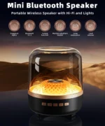 RGB Wireless Bluetooth Sound Box Home High Volume Colorful Glass 4 Speakers Subwoofer Small Speakers - Image 9