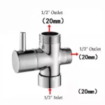 8inch Large Square High Pressure Rain Shower Set 3 Pressure Full Shower Set - Image 12