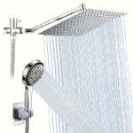8inch Large Square High Pressure Rain Shower Set 3 Pressure Full Shower Set - Image 2
