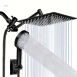 8inch Large Square High Pressure Rain Shower Set 3 Pressure Full Shower Set - Image 4