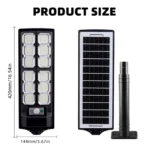 Outdoor Solar LED Motion Sensor Light – 3 Lighting Modes, IP65 Waterproof Wall Light - Image 11