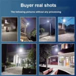 Outdoor Solar LED Motion Sensor Light – 3 Lighting Modes, IP65 Waterproof Wall Light - Image 4