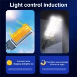 Outdoor Solar LED Motion Sensor Light – 3 Lighting Modes, IP65 Waterproof Wall Light - Image 5