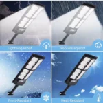 Outdoor Solar LED Motion Sensor Light – 3 Lighting Modes, IP65 Waterproof Wall Light - Image 6