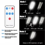 Outdoor Solar LED Motion Sensor Light – 3 Lighting Modes, IP65 Waterproof Wall Light - Image 7