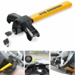 T-Shaped Steering Wheel Lock with Double Keys – Heavy Duty Anti-Theft Car Security Device