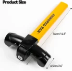 T-Shaped Steering Wheel Lock with Double Keys – Heavy Duty Anti-Theft Car Security Device - Image 10