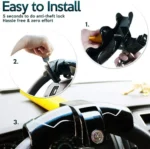 T-Shaped Steering Wheel Lock with Double Keys – Heavy Duty Anti-Theft Car Security Device - Image 6