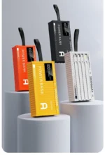 New Real 30000mah Power Bank Cables Included LCD Display 4 times charging 66W Fast Charging