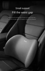 Car Lumbar Cushion Back Cushion Lumbar Support Memory Foam Fashion Car Headrest Car Neck Pillow Lumbar Pad Long Driving - Image 4