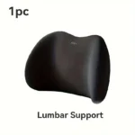 Car Lumbar Cushion Back Cushion Lumbar Support Memory Foam Fashion Car Headrest Car Neck Pillow Lumbar Pad Long Driving - Image 7