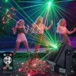 Compact USB-Powered Disco Light – Sound-Activated RGB Laser - Image 9