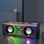 V8 TWS Dual-Tone Transparent Mech Bluetooth 5.0 Wireless Speaker - Image 6