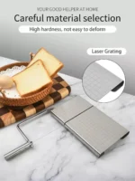Wire Cheese Slicer with Scale – Stainless Steel Kitchen Cutting Tool - Image 6