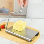 Wire Cheese Slicer with Scale – Stainless Steel Kitchen Cutting Tool - Image 2