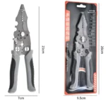 Wire Stripper & Crimper Multi-Purpose Tool – Stainless Steel 10-in-1 Wire Cutter for Electricians - Image 4